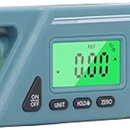 Digital Level Gauge, Magnetic Attachment, Backlit LCD Display, Angle/Slope Conversion, Compact for Woodworking and Automotive-image-7