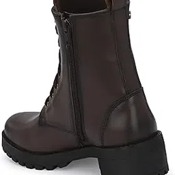 delize Women Vegan Leather Derby Boots-picture-39