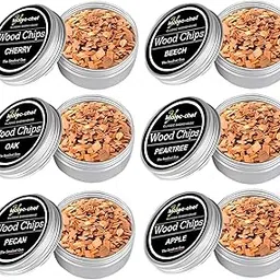 6pcs Wooden Chips for Whiskey, Wooden Chips Set, Cocktail Chips, Wooden Chips for Cocktails, Whiskey Kit for Party Entertainment and Family Parties-picture-29