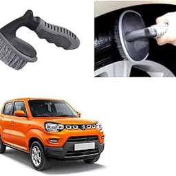 All Purpose Alloy Wheel Tire Car Rim Tyre Cleaning Brush Essential Universal Accessories Suitable for Maruti Suzuki S-Presso-picture-49