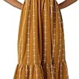 vero moda Women's Rayon Fit and Flare Midi Dress-picture-24