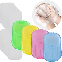 Kelexx (5 Boxes) Disposable Paper Soap Sheets – Scented, Foaming, Portable Handwashing Flakes for Travel, Camping, Hiking & Outdoor Use – Mini Bath Soap Slices for Clean Hands Anywhere-picture-15
