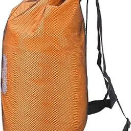 NIMMZ COLLECTION Basketball Bag, Sport Backpack Sport Drawstring Bag for Fitness(Orange)-picture-26