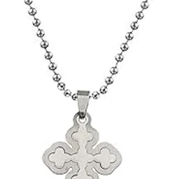 sullery Christmas Gift Christian Lord Holy Jesus Christ Crucifix Cross Silver Stainless Steel Necklace Pendant for Men and Women-picture-17