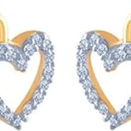 p.c. chandra jewellers Gold and Diamond Stud Earrings for Women-picture-16