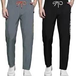 pinkmint Track Pant for Men ll Soild Track Pant ll Stretchable Regular Fit ll Yoga Wear ll Active wear (Pack of 2)-picture-33