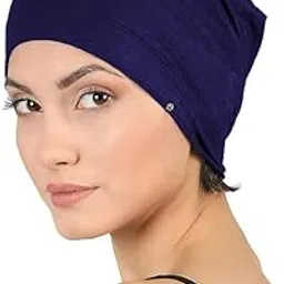 BISMAADH Unisex Sleep Cap, Bamboo and Cotton, Created for Chemo, Alopecia, Hair Loss, Essential Chemo Headwear-picture-11