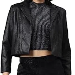 latin quarters Women Black Full Sleeve Solid Casual Jacket-picture-17
