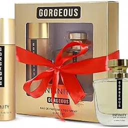 Infinity Gorgeous 100ml Eau De Parfum & 200ml Deodorant Long Lasting EDP For Women Luxury Premium Gift Set Pack of 2-picture-22