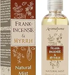 Frankincense & Myrrh Natural Resin Mist Spray by Aromafume | 100 ml / 3.3oz | Ideal for deep relaxation, spirituality & rituals | Made with Pure Resin from Somalia | Non-alcoholic, non-toxic & vegan-picture-13