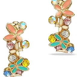 the missie life BY EVERSTYLISH Blossom Earrings for Women | Floral Pastel Studs with Anti-Tarnish Coating | Lightweight Minimal Jewelry | Elegant Statement Earrings for Casual & Occasion Wear-picture-19