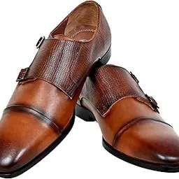 hx london Formal & Party Patent Leather Monk Strap Shoes for Men-picture-22