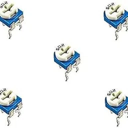 AVS COMPONENTS 5K (502) ohm Variable Resistor Potentiometer For Breadboard pack of 10-picture-49