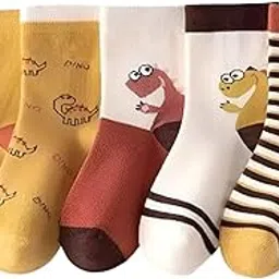 syga 5 Pairs Baby Socks, Toddlers Infant Cotton Stretch Ankle Socks Suitable for 2-5 Years Baby-picture-33