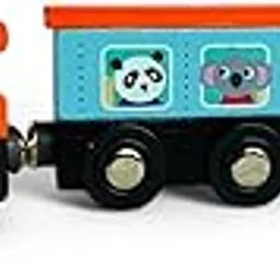 Wooden Magnetic Train Set, 3 Pieces, Educational Toy for Boys and Girls. Skill-Building Magnetic Wooden Trains | Deluxe Railway Set for Toddlers Kids Boys and Girls (Magnetic Train Style - 14)-picture-15