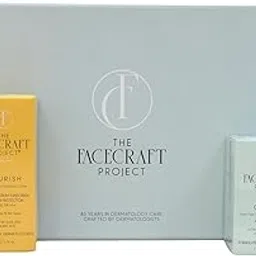 THE FACECRAFT PROJECT Complete Skincare Festive Season Gift Hamper Cleanser, Sunscreen, Night Cream, and Serum, Combo Kit for All Occasions for Unisex Adults | All Skin Types Pack of 4 Gift Box image 1