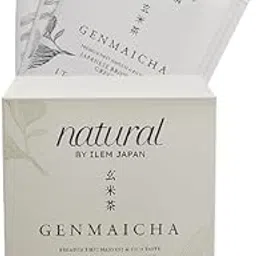 ILEM JAPAN Genmaicha Japanese Brown Rice Roasted Green Tea | Sourced From South Japan | Green Tea Leaves | 15 Tea Bags-picture-25