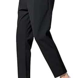 cliffix Men's Athletic Track Pants, Black, Casual Sports Track Pants with Pockets, Slim Fit Tapered Training Sweatpants for Running, Gym-picture-32