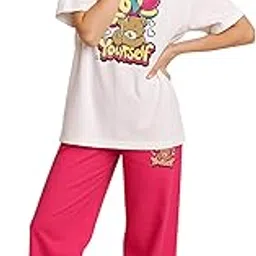 my swag Printed Nightsuit for Women | T-Shirt & Lower for Womens&Girls-picture-35