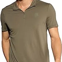 technosport Men's Slim Fit Solid Half Sleeve Polo T-Shirt for Sports, Gym & Running-picture-27