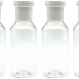 Harsh Pet Sanitizer/shampoo/refillable fliptop cap transparent Bottle Set of 4 (100ml)-picture-52