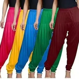 Ultra Soft Material Viscose Rayon Solid Attractive Pleated Pattern Casual wear Patiala Pants for Womens Combo_5-image-90