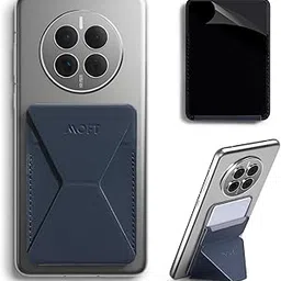 MOFT Phone Stand, Adhesive Card Holder Fits 2-3 Cards, Slim & Portable Phone Wallet, 2 Viewing Angles, RFID Blocking, Compatible with iPhone, Galaxy and Most Smartphones-Deep Blue-image-7