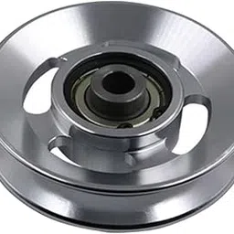 ATORSE Bearing Pulley Wheel Cable Gym Fitness Equipment Part Universal 88mm Silver-picture-10