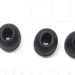 Compatible with Sen-nheiser Skulcandy Sam-Sung Mi Beats | Soft Silicone Rubber Earbuds Tips Eartips Earpads Earplugs in Earphones and Bluetooth (Medium - 10Pcs, Black) pro, pro 2 flattened shap-image-18