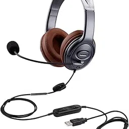 Kejia Electronic Co. Ltd USB Headset with Voice Recognition Microphone Noise Cancelling and Volume Controls, for Dragon Teams Zoom Skype Soft Phones Conference, Calls Online Course Gaming-picture-16
