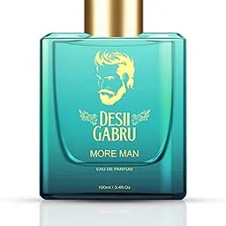 Desii Gabru More Man Eau de Perfume Unisex EDP 100ml Jasmine, Lime & Musk Long-Lasting Fresh Premium Fragrance Perfume for Men and Women Everyday Scent Gifts for Men-picture-34