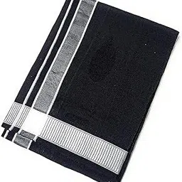 ragini v Men's Cotton Black Colour Single Lungi/Kavasu/Mundu/Dhoti/Sarong (Free size)-picture-37