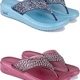 DRACKFOOT Women's Sandals | Lightweight Wear| Stylish & Easy to Wear For Women'S GR-SAN-(2-COMBO)-1888-1886-picture-15