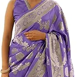 subham Women's Silk Cotton Kanjivaram Soft Saree with Blouse Piece | Jacquard Design Banarasi Sarees-picture-54