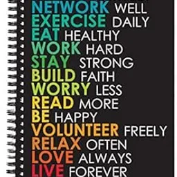 AccuPrints wiro Hard bound A5 (6 by 9 inch) wiro Notebook Diary Ruled 200 pages-80 Gsm Paper Pattern-Think Network-image-12