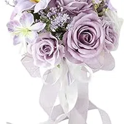 BNF®Bridal Bouquet Lifelike Romantic Decoration for Bridesmaids Bride Style B|Home & Garden |Home Décor|Floral Décor-picture-16