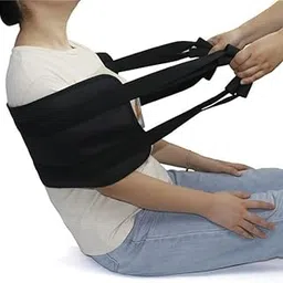 NIHSPRUHAY Mobility Care Bed Transfer Nursing Sling for Patient, Elderly Safety Lifting Aids Home Bed Assist Handle and Foot Back Lift Mobility Belt-image-26