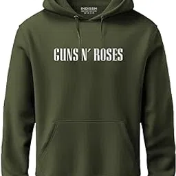 indissh Hoodies | Unisex Hoodie Sweatshirt Music Front Back Printed for Both Girls and Boys MUF-GNRO-picture-12