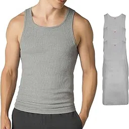 hanes Men's Tall Man Ribbed Tank Top (Pack of Three)-picture-29