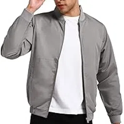 dennis lingo Regular Fit Full Sleeves Rib Collar Solid Men Jacket-picture-56