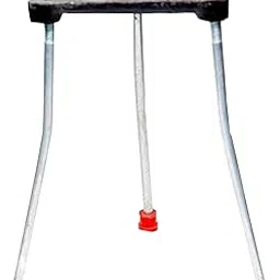 VVS Tripod Iron Stand For Lab Good Quality Metal Bunsen Burner Support Stand, Size 6"X4" Inches, Pack Of 1 for school collage chemistry lab laboratory Chemisrty Lab Laboratory Professional Use-picture-12