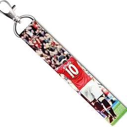 isee 360 Footballer Rooney Lanyard Tag with Swivel Lobster for Gift Luggage Bags Backpack Laptop Bags L X H 5 X 0.8 INCH image 1