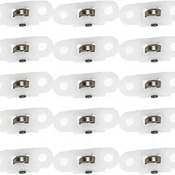 TEHAUX 20pcs Screen Window Pulley Smooth Sliding Door Roller for Easy Installation and Strong Load-bearing Capacity for Replacing Old Broken Pulleys and Doors-picture-63