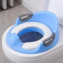 GLIVE (LABEL) Potty Training Seat for Girls and Boys Western Toilet Training Seat for Kids 2 to 6 Year Child with Anti Slip & Comfortable Safe Cushioned with Non-Slip with Splash Guard-image-21