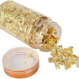 kraftmasters-art.craft.design KRAFTMASTERS®Gold Flakes for Resin Art |Flakes for Resin Art, Cake Art, Nail Art (Gold)-picture-33