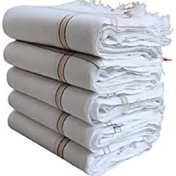 Generic Khadi White Cotton Bath Towels Manufactured Sircilla 36 * 72 Inches Pure Cotton Towels Suitable For All Men And Womenlarge Size, 240 Gsm (Pack Of 4)-picture-18