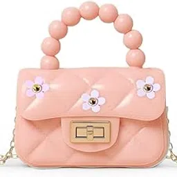 wizmo Purse for Kids Girls Stylish Mini Sling Bag Handbags for Kids Purse with Chain Birthday Return Gift for Girls Age 3 to 12 Years Small Crossbody Handbag Fashion Cute Design Pack of 1-picture-10