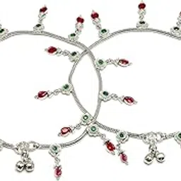 zeneme Minimal Silver-Toned Anklets – Stylish Payal for Women & Girls | Minimal Anklets-picture-13