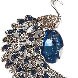 syga Peacock Brooch Pin Fashion Crystal Rhinestone Jewellery Pin Vintage Accessories Decoration Clothing Bouquet Brooches for Women Girl- X003-picture-32