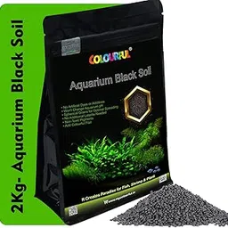 COLOURFUL AQUARIUM Fish Tank Live Planted Aquarium Contro Soil For Decoration As Garden Fish Tank (2Kg)-picture-27